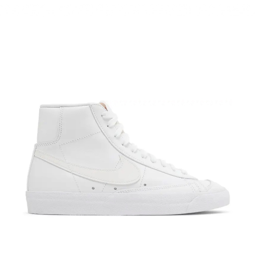 White Nike Blazers